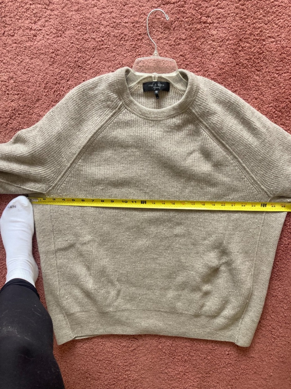 Rag and Bone Rag & Bone 100% Merino Wool Sweater with Thumb Holes Size XXL - Picture 8 of 8